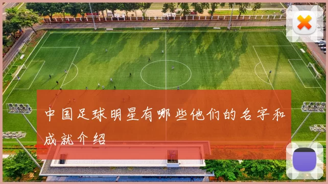 中国足球明星有哪些他们的名字和成就介绍